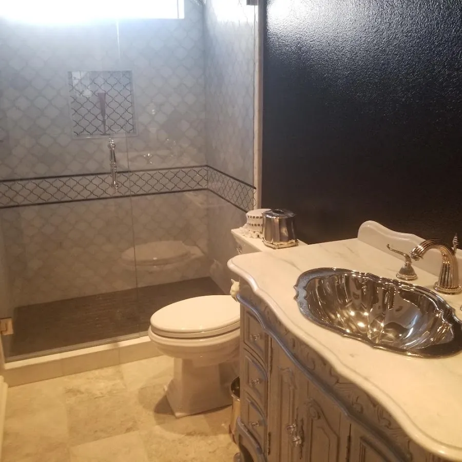 Professional plumbing work and bathroom remodeling in Larkin