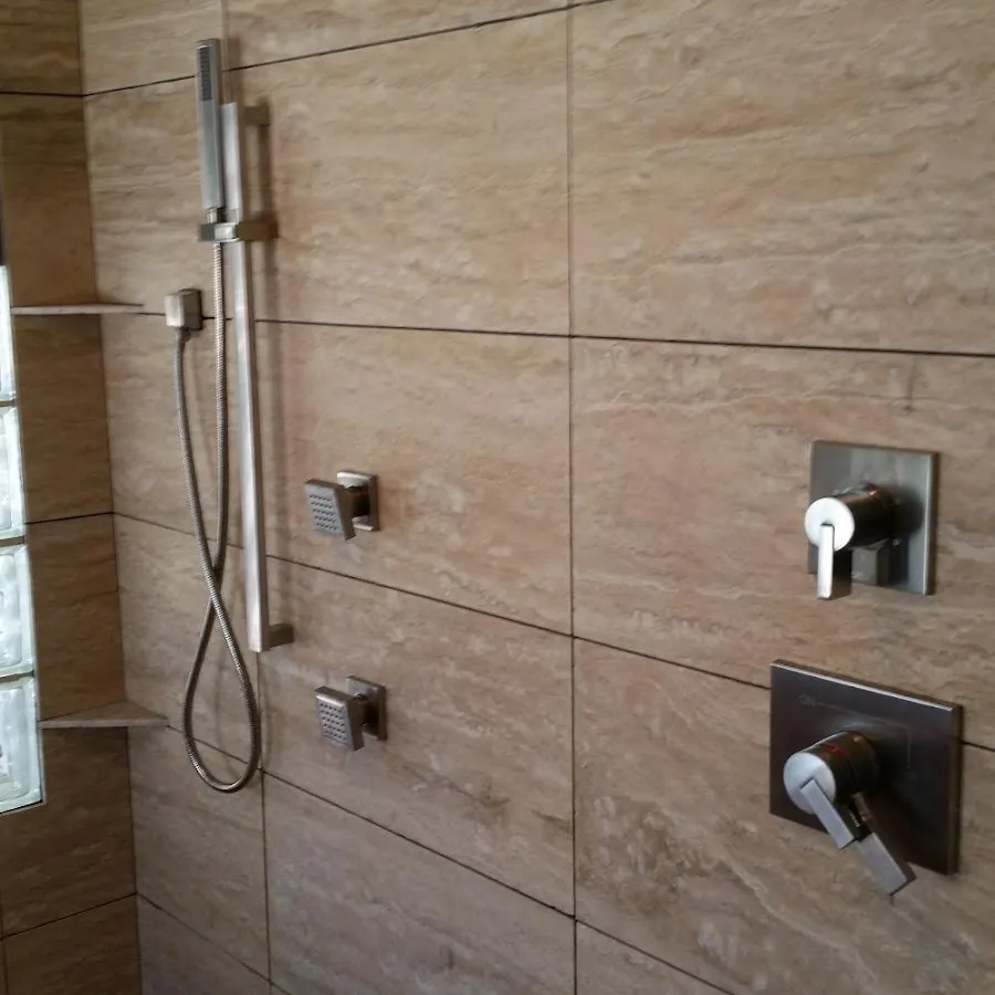 Shower fixture installation for Water Heater Installation in Larkin
